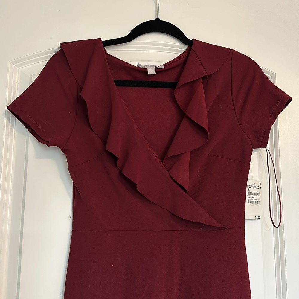 Chelsea28 Ruffle Mini Dress - Size Small - Picture 3 of 7